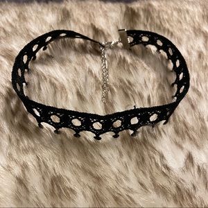FINAL PRICE Black Crown Lace Choker